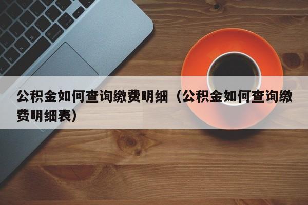 公积金如何查询缴费明细（公积金如何查询缴费明细表）