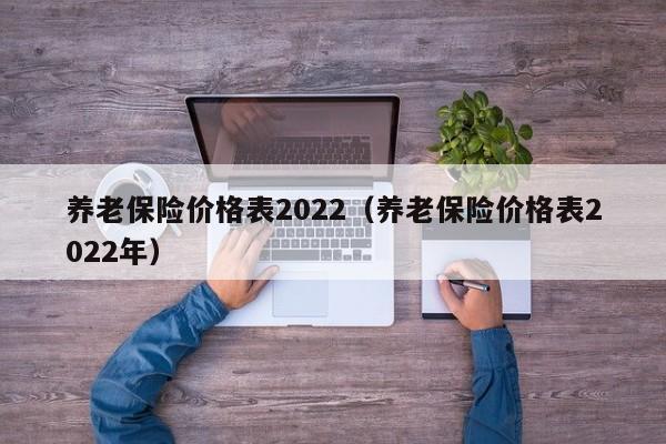 养老保险价格表2022（养老保险价格表2022年）