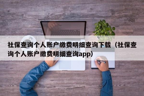 社保查询个人账户缴费明细查询下载（社保查询个人账户缴费明细查询app）
