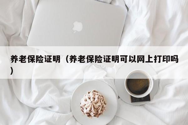 养老保险证明（养老保险证明可以网上打印吗）