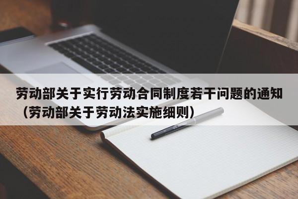 劳动部关于实行劳动合同制度若干问题的通知（劳动部关于劳动法实施细则）