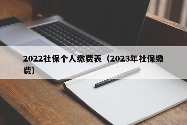 2022社保个人缴费表（2023年社保缴费）