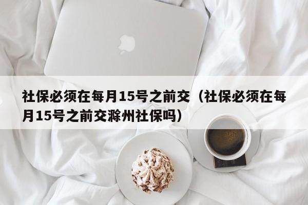 社保必须在每月15号之前交（社保必须在每月15号之前交滁州社保吗）