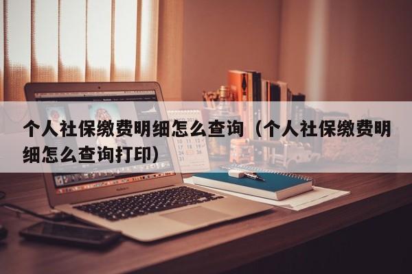 个人社保缴费明细怎么查询（个人社保缴费明细怎么查询打印）