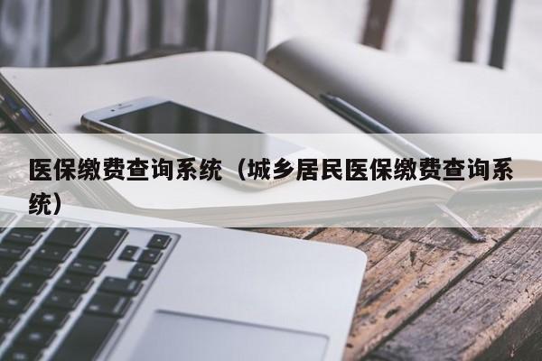 医保缴费查询系统（城乡居民医保缴费查询系统）