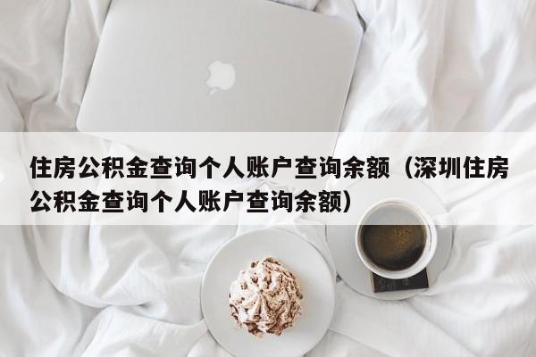 住房公积金查询个人账户查询余额（深圳住房公积金查询个人账户查询余额）