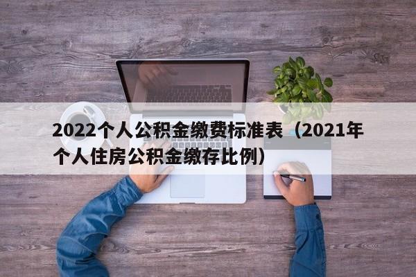 2022个人公积金缴费标准表（2021年个人住房公积金缴存比例）