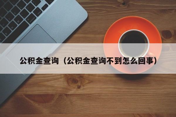 公积金查询（公积金查询不到怎么回事）