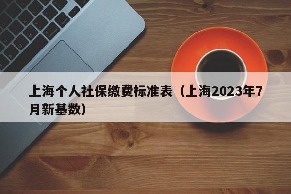 上海个人社保缴费标准表（上海2023年7月新基数）