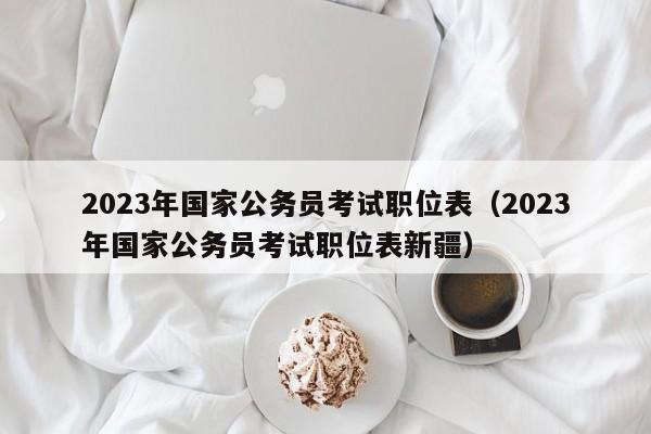 2023年国家公务员考试职位表（2023年国家公务员考试职位表新疆）