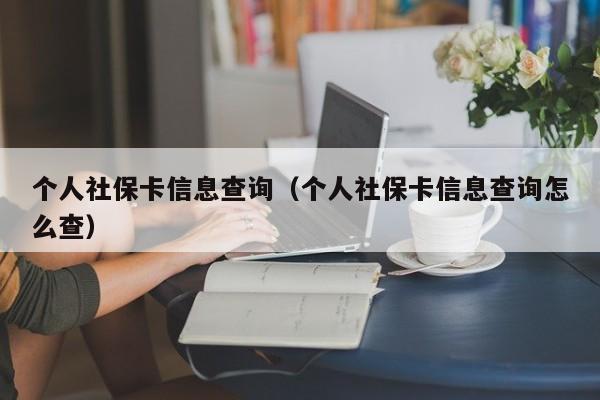 个人社保卡信息查询（个人社保卡信息查询怎么查）