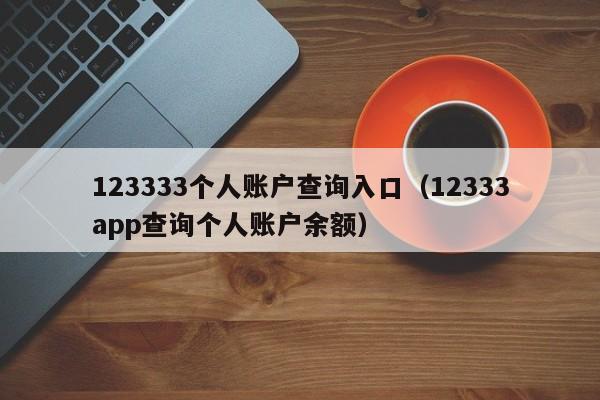 123333个人账户查询入口（12333app查询个人账户余额）