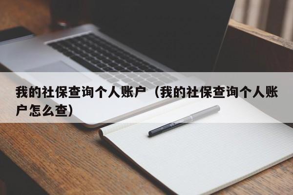 我的社保查询个人账户（我的社保查询个人账户怎么查）
