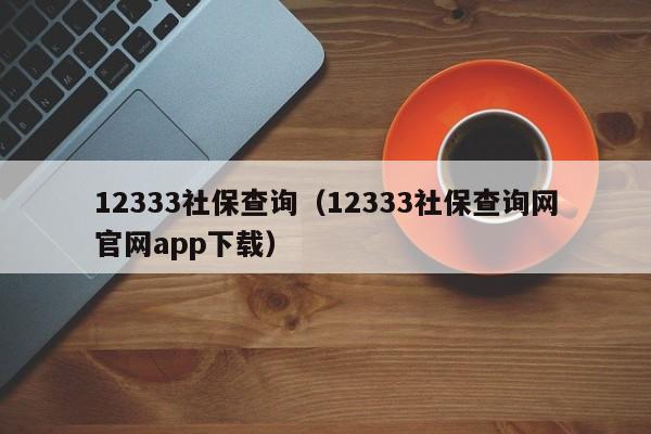 12333社保查询（12333社保查询网官网app下载）