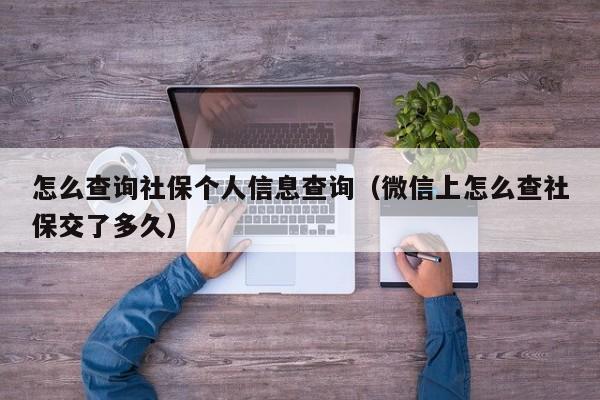 怎么查询社保个人信息查询（微信上怎么查社保交了多久）