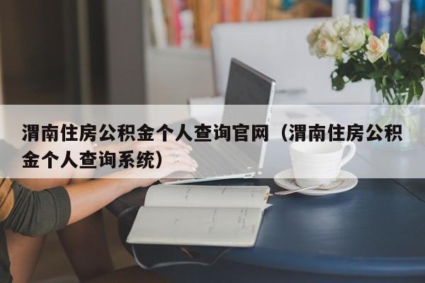 渭南住房公积金个人查询官网（渭南住房公积金个人查询系统）