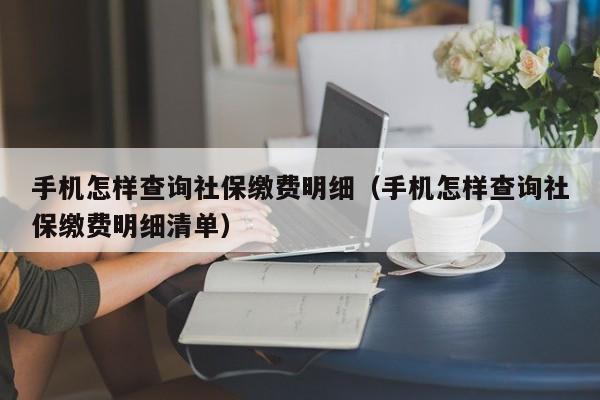 手机怎样查询社保缴费明细（手机怎样查询社保缴费明细清单）