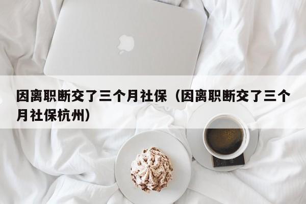 因离职断交了三个月社保（因离职断交了三个月社保杭州）