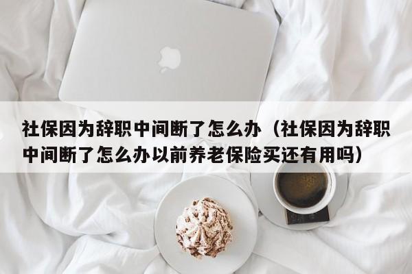 社保因为辞职中间断了怎么办（社保因为辞职中间断了怎么办以前养老保险买还有用吗）