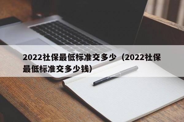 2022社保最低标准交多少（2022社保最低标准交多少钱）