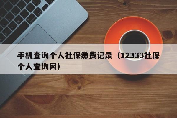 手机查询个人社保缴费记录（12333社保个人查询网）