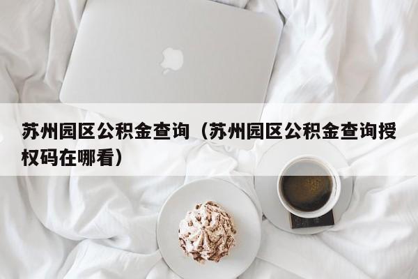 苏州园区公积金查询（苏州园区公积金查询授权码在哪看）