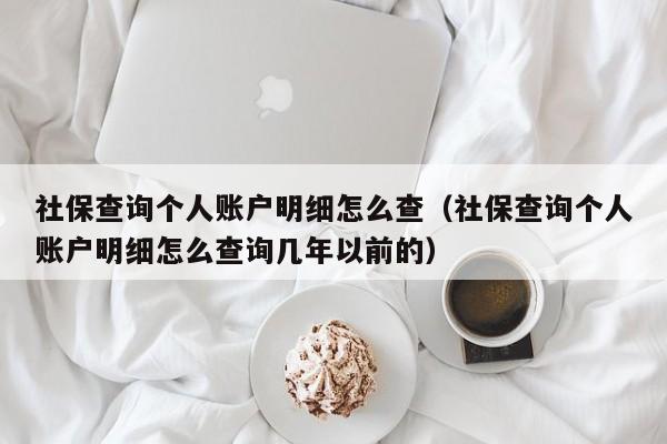 社保查询个人账户明细怎么查（社保查询个人账户明细怎么查询几年以前的）