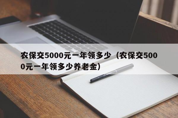 农保交5000元一年领多少（农保交5000元一年领多少养老金）