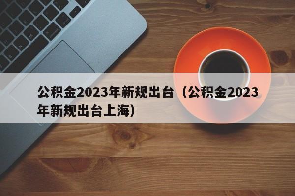 公积金2023年新规出台（公积金2023年新规出台上海）