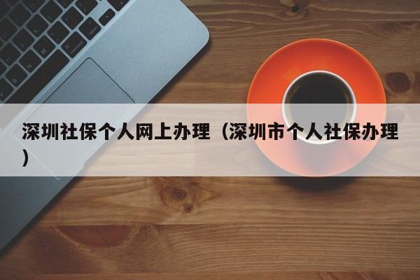 深圳社保个人网上办理（深圳市个人社保办理）