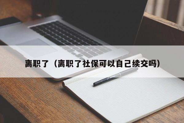 离职了（离职了社保可以自己续交吗）