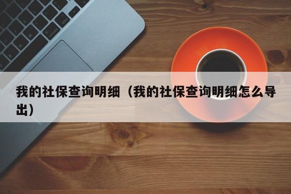 我的社保查询明细（我的社保查询明细怎么导出）